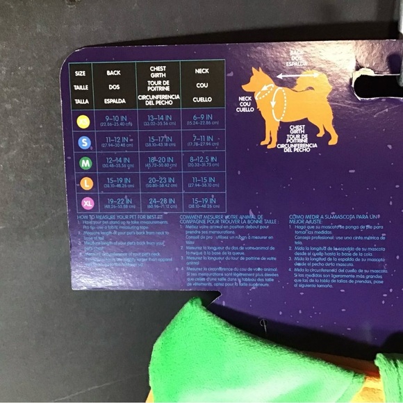 Disney Parks Mickey Jack O Lantern Pumpkin Glow in The Dark Dog Costume  Medium - Picture 8 of 8